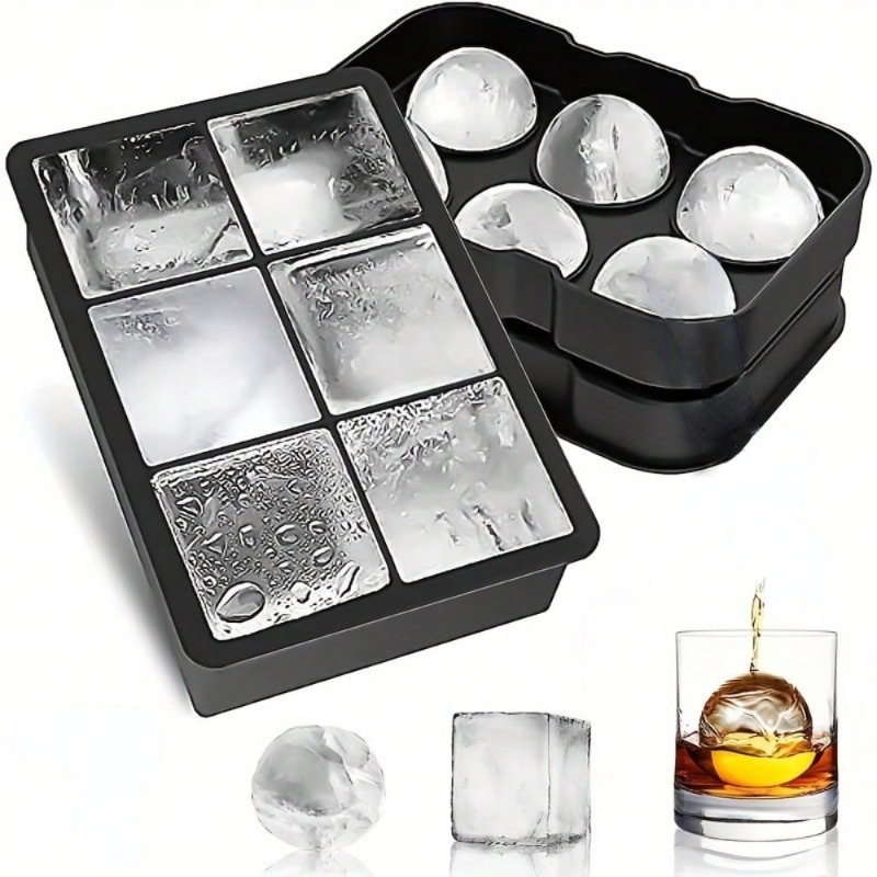 Ice Mold Sphere - Bandeja de cubos de gelo de